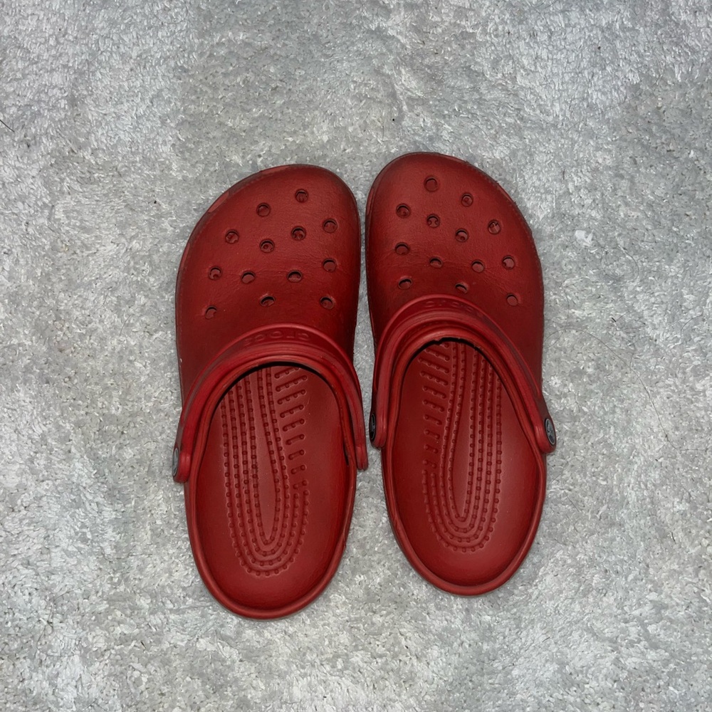 Red CROCS